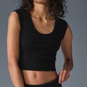 ALO Snuggle Up Sweater Short Sleeve Size L